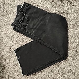 Women's AMERICAN EAGLE "Kick Boot Crop" Next Level Stretch Jeans Sz 18 Regular